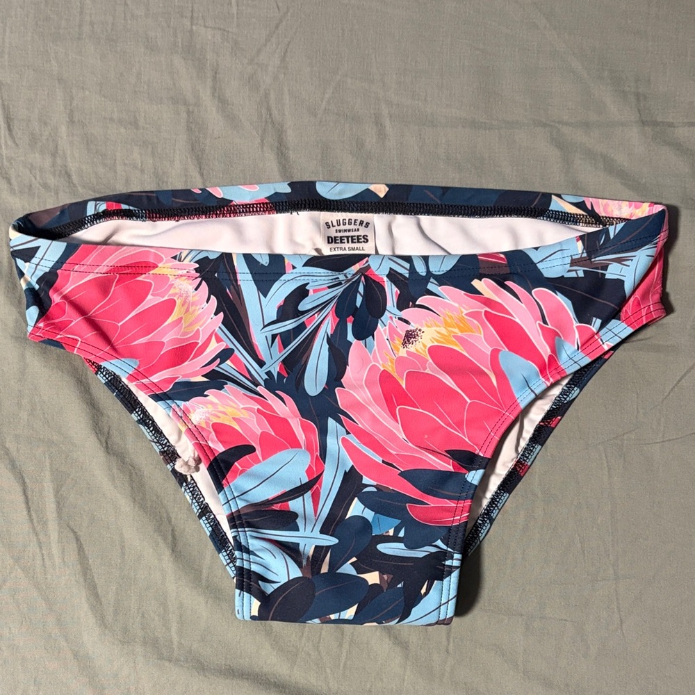 Men's Floral Swim Briefs/Speedo by Sluggers
